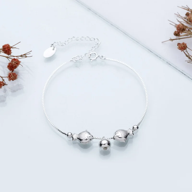 Sterling Silver999 Pisces Playing Bead Bracelet,Simple and Small Fashion Bracelet for Giving Girlfriends Jewelry Gifts Wholesale
Sterling Silver999 Pisces Playing Bead Bracelet,Simple and Small Fashion Bracelet for Giving Girlfriends Jewelry Gifts Wholesale