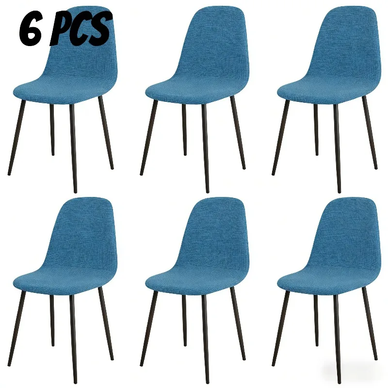 Stretch Spandex Chair Covers 6pcs Set Curved Back Stool Slipcover Corn Pattern Non Slip Machine Washable Chair Cover Protector
Stretch Spandex Chair Covers 6pcs Set Curved Back Stool Slipcover Corn Pattern Non Slip Machine Washable Chair Cover Protector