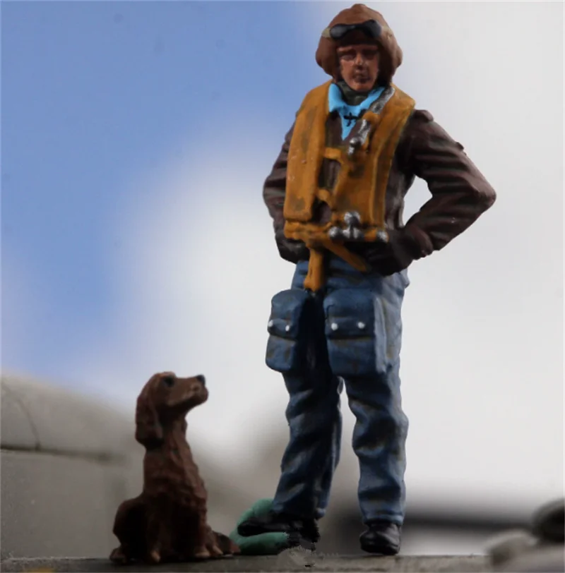 1:72 Scale Resin Model 3D Printing Painted German Pilot And Beloved Pet Dog Soldiers Toys DIY Scene Accessory Display Collection
1:72 Scale Resin Model 3D Printing Painted German Pilot And Beloved Pet Dog Soldiers Toys DIY Scene Accessory Display Collection