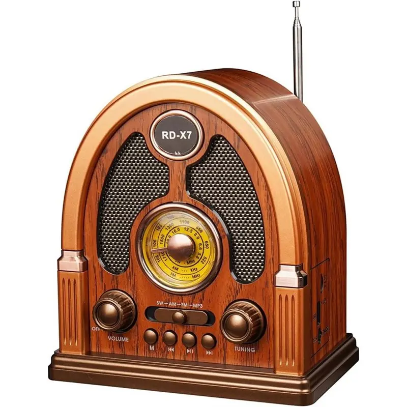 AT82-Vintage Portable AM/FM/SW Radio With Bluetooth & TWS-Stereo, USB/TF Playback Rechargeable Radio For Home,Kitchen
AT82-Vintage Portable AM/FM/SW Radio With Bluetooth & TWS-Stereo, USB/TF Playback Rechargeable Radio For Home,Kitchen