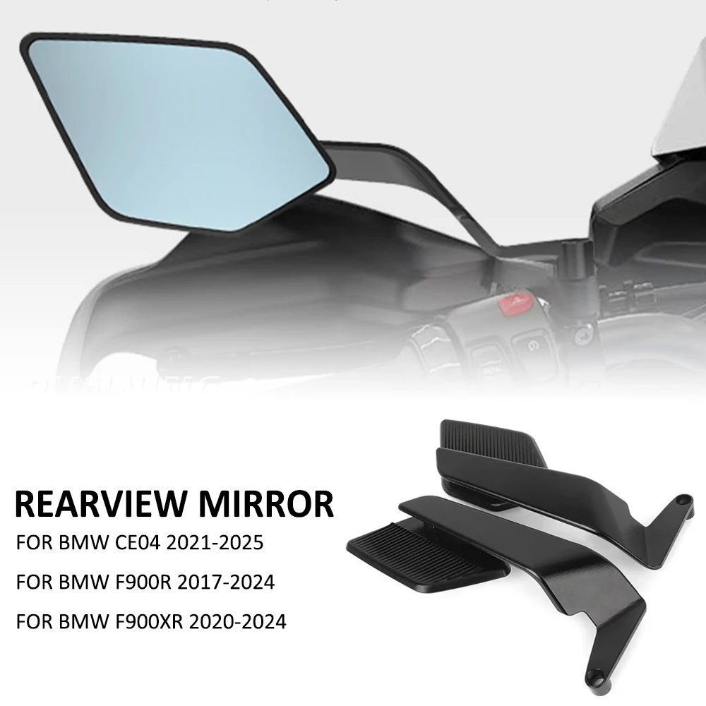 Motorcycle Stealth Max Rearview Mirror Adjustable Winglet Mirror Accessories For BMW CE 04 CE04 F900R F900XR F900 R F 900 XR
Motorcycle Stealth Max Rearview Mirror Adjustable Winglet Mirror Accessories For BMW CE 04 CE04 F900R F900XR F900 R F 900 XR