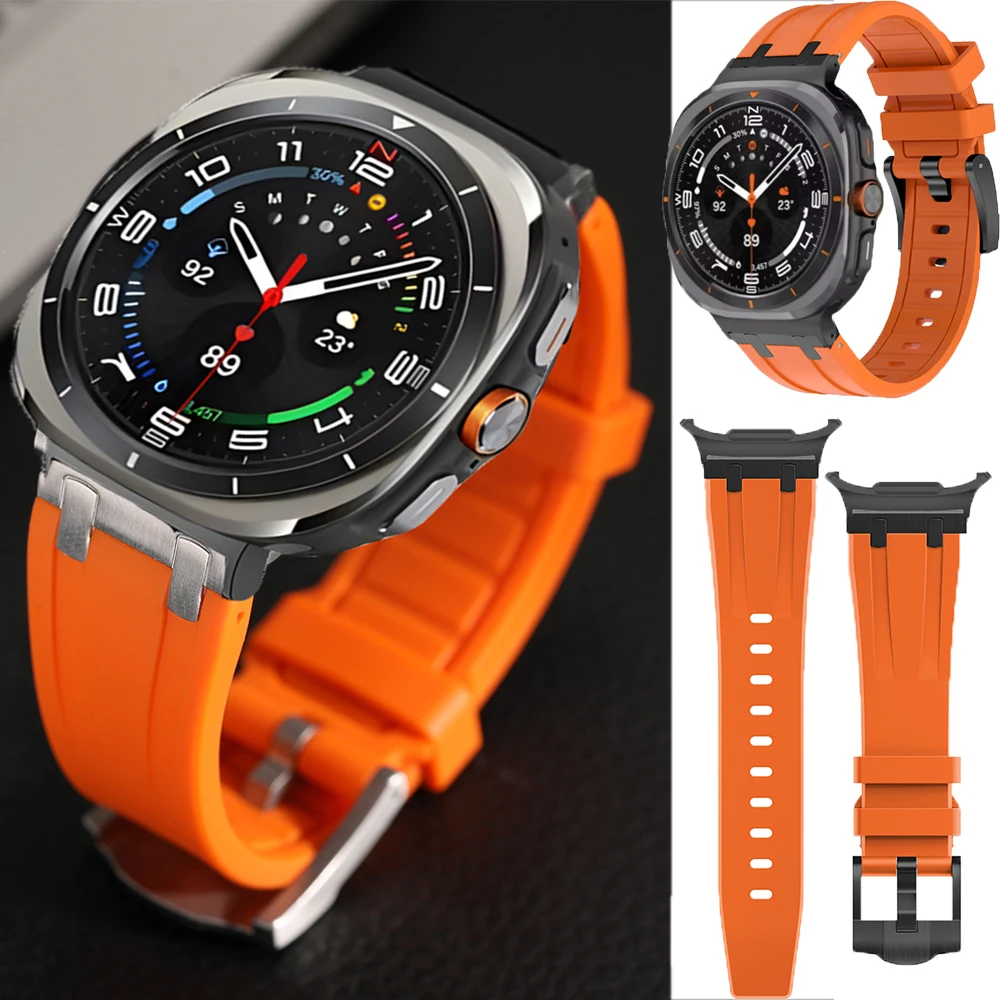 Silicone Bracelet For Samsung Galaxy Watch Ultra47mm Sport Wristband Bracelet For Galaxy Watch Ultra LTE Replaceable Accessories
Silicone Bracelet For Samsung Galaxy Watch Ultra47mm Sport Wristband Bracelet For Galaxy Watch Ultra LTE Replaceable Accessories