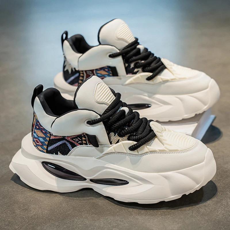 Men's Casual Running Shoes Spring Fashion Brand High-End All-Match Thick Bottom Heightening Genuine Leather Dad Shoes
Men's Casual Running Shoes Spring Fashion Brand High-End All-Match Thick Bottom Heightening Genuine Leather Dad Shoes
