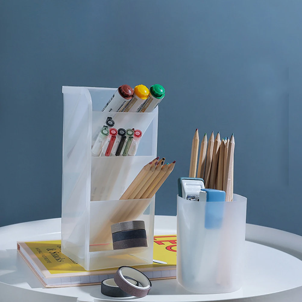 3 Pcs Holder Transparent PP Plastic Creative Organizer Storage Transparent Organizer Desk Art Brush Pencil Case
3 Pcs Holder Transparent PP Plastic Creative Organizer Storage Transparent Organizer Desk Art Brush Pencil Case