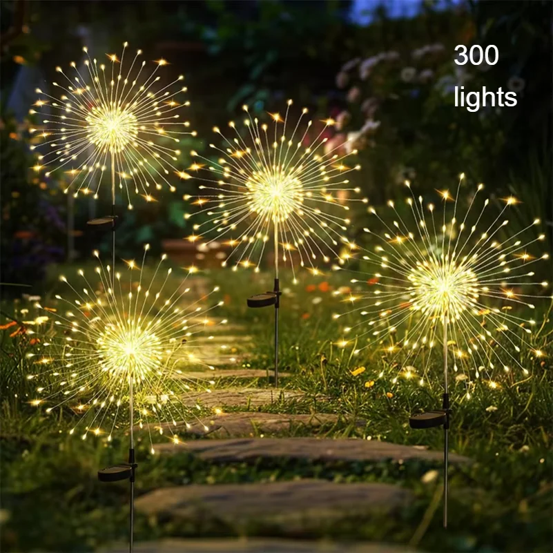 1/2/4Pcs Solar LED Firework Fairy Light Outdoor Garden Decoration Lawn Pathway Light For Patio Yard Party Christmas Wedding
1/2/4Pcs Solar LED Firework Fairy Light Outdoor Garden Decoration Lawn Pathway Light For Patio Yard Party Christmas Wedding