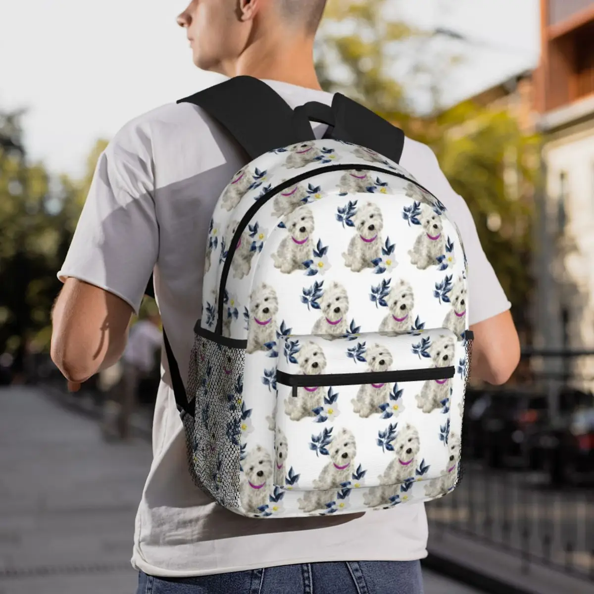Westie West Highland White Terrier Dog Backpack Daypack Large Capacity Children BookBag School Bag Shoulder Bags for Men Women
Westie West Highland White Terrier Dog Backpack Daypack Large Capacity Children BookBag School Bag Shoulder Bags for Men Women
