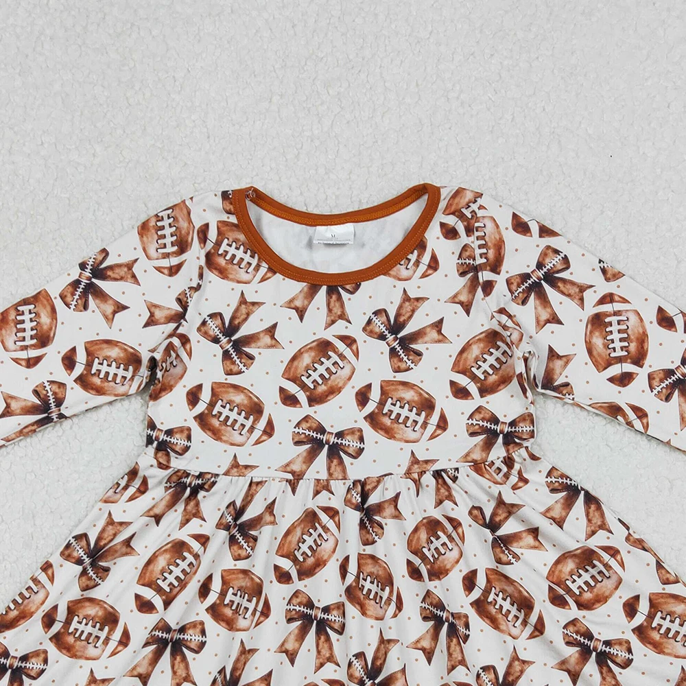 Baby Girls Plaid Football Bows Team Ruffle Knee-Length Dress Long Sleeves Kids Girls Outfit with Football Bow
Baby Girls Plaid Football Bows Team Ruffle Knee-Length Dress Long Sleeves Kids Girls Outfit with Football Bow