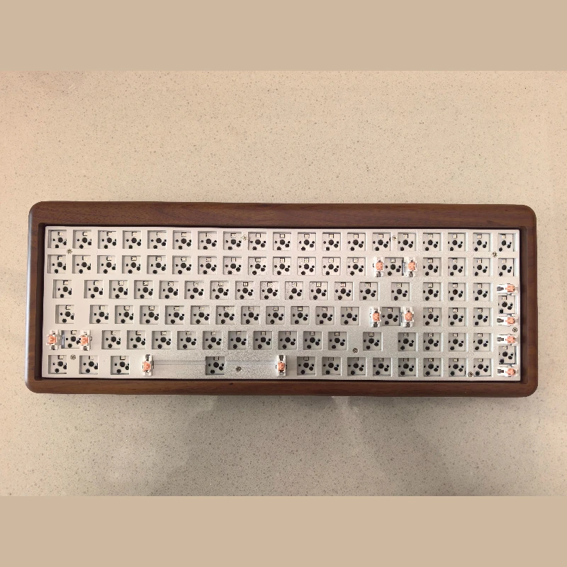 GingerCat Walnut Wood Mechanical Keyboard Kit Customized Tri-mode Bluetooth RGB Hot Swap E-sports Gaming Office Wooden Keyboard
GingerCat Walnut Wood Mechanical Keyboard Kit Customized Tri-mode Bluetooth RGB Hot Swap E-sports Gaming Office Wooden Keyboard