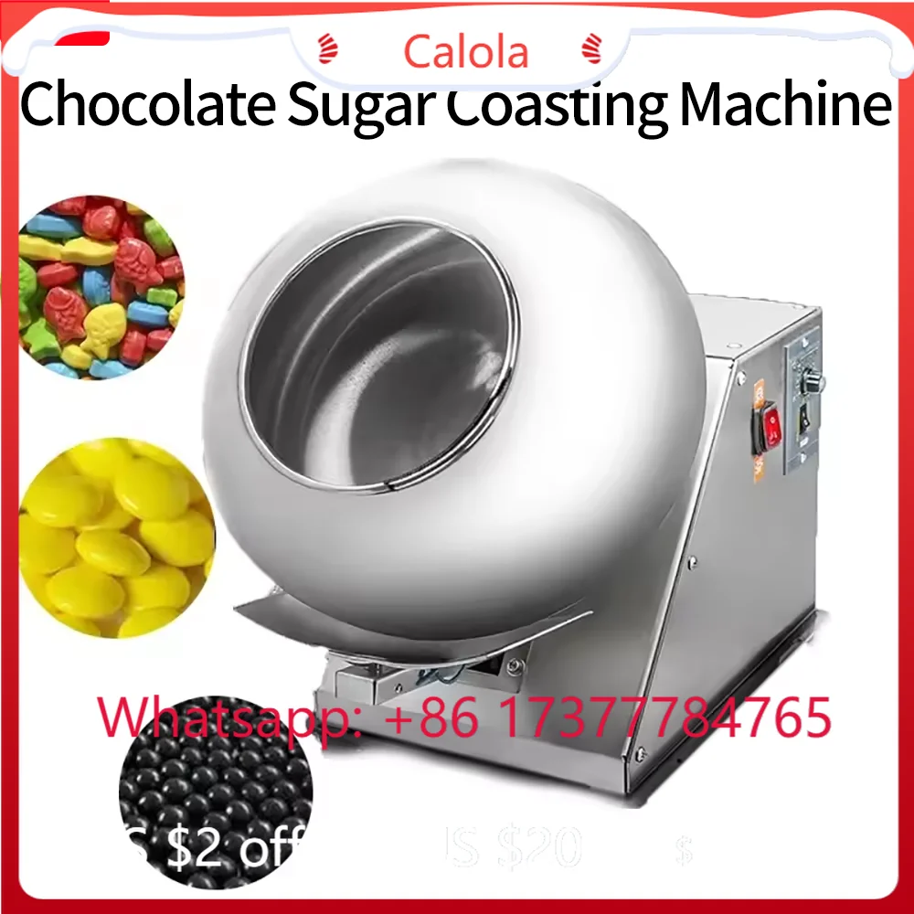 Candy Coater Machine 30CM Roller Chocolate Sugar & Bean Coating Equipment
Candy Coater Machine 30CM Roller Chocolate Sugar & Bean Coating Equipment