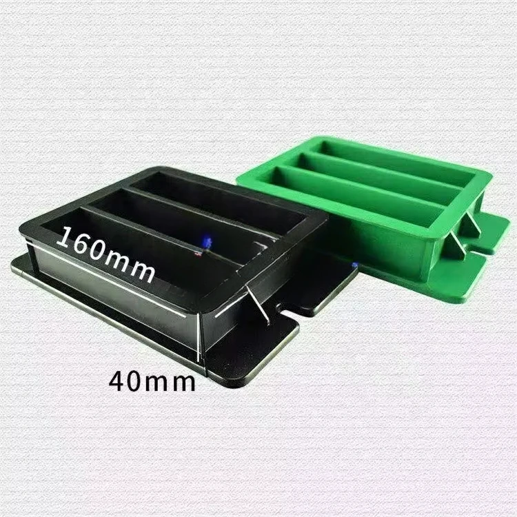Factory Directly Supply 40x40x160mm Three Gang Plastic Prism Mould for Cement Mortars
Factory Directly Supply 40x40x160mm Three Gang Plastic Prism Mould for Cement Mortars