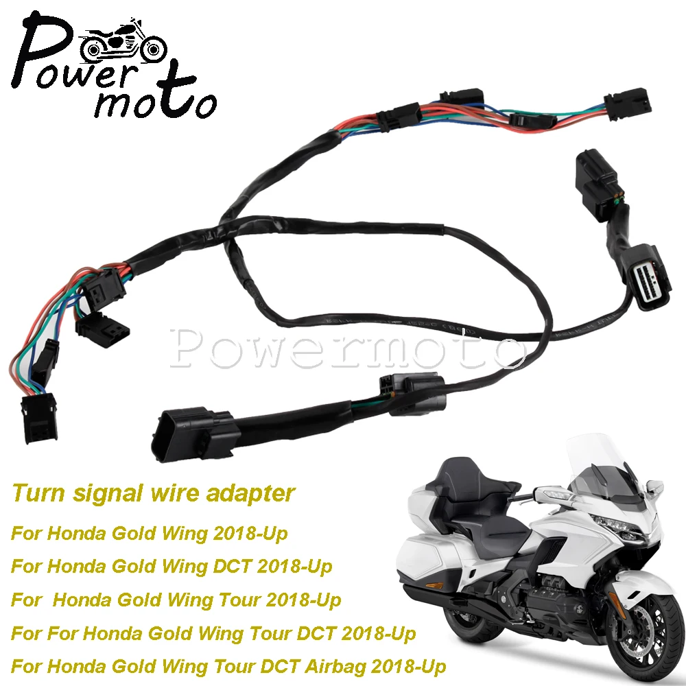 New Motorcycle Turn Signal Indicator Wiring Connectors Plug Adapters For Honda Gold Wing GL1800 Goldwing 1800 Tour DCT 2018-2021
New Motorcycle Turn Signal Indicator Wiring Connectors Plug Adapters For Honda Gold Wing GL1800 Goldwing 1800 Tour DCT 2018-2021