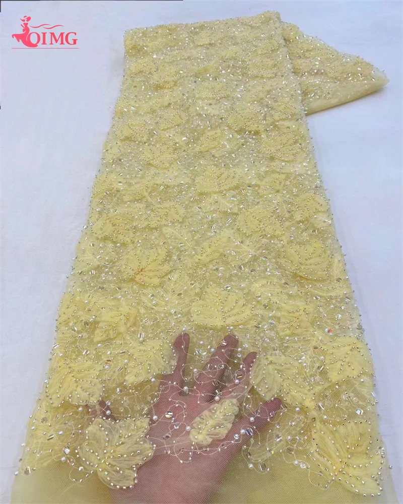 OIMG Latest African 3D Flower Lace Fabric Sequins Tulle Lace Fabric Embroidered Applique Nigerian Groom Fabric for Sewing
OIMG Latest African 3D Flower Lace Fabric Sequins Tulle Lace Fabric Embroidered Applique Nigerian Groom Fabric for Sewing