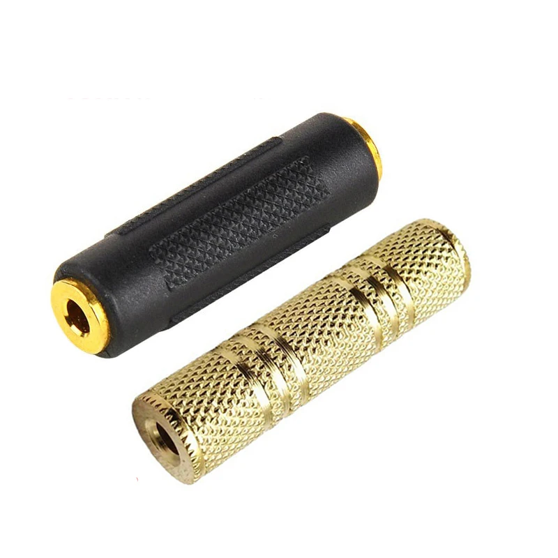 1PCS Black Audio Adapter 3.5mm Female To 3.5 mm Female Stereo Jack Coupler Nickel-plated Extender Connector
1PCS Black Audio Adapter 3.5mm Female To 3.5 mm Female Stereo Jack Coupler Nickel-plated Extender Connector