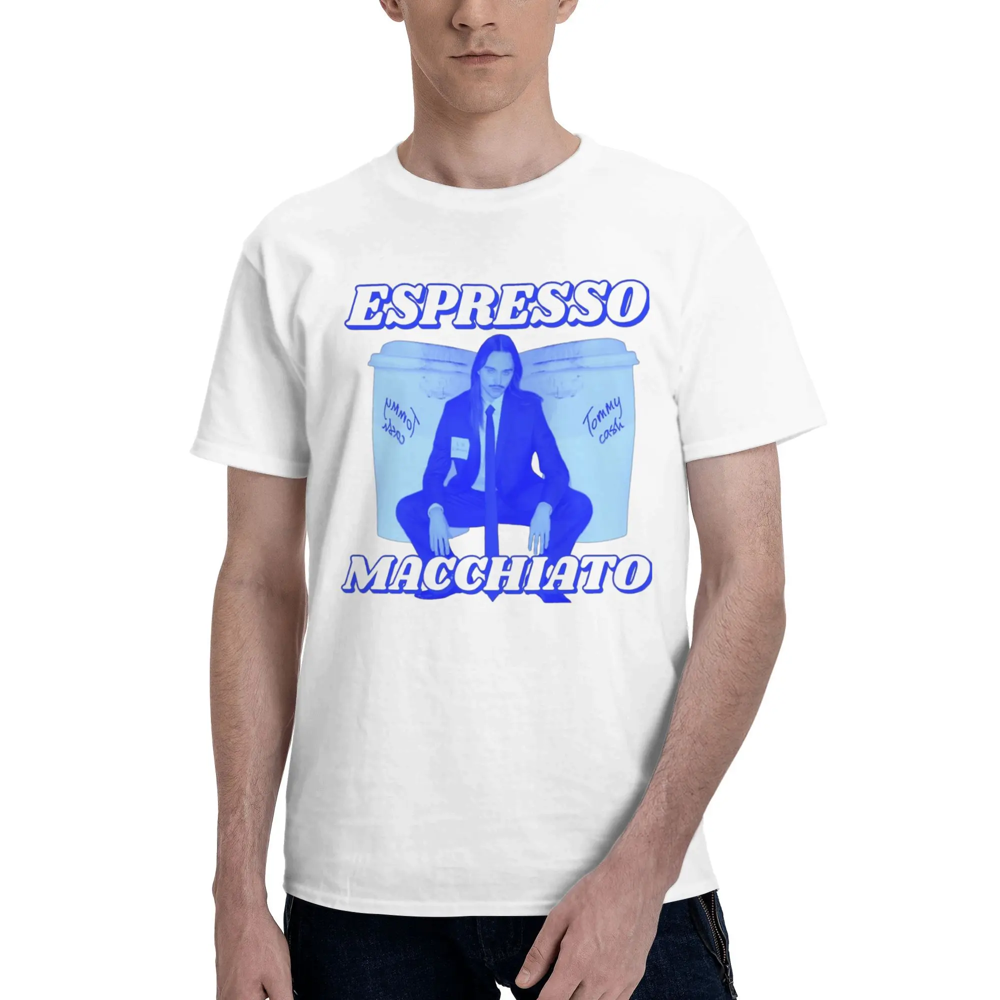 Men Women's T-Shirt Espresso Macchiato Tommy Cash T Shirts Hipster Eurovisions 2025 Summer Tees Classic Cotton Tops Gift Idea
Men Women's T-Shirt Espresso Macchiato Tommy Cash T Shirts Hipster Eurovisions 2025 Summer Tees Classic Cotton Tops Gift Idea