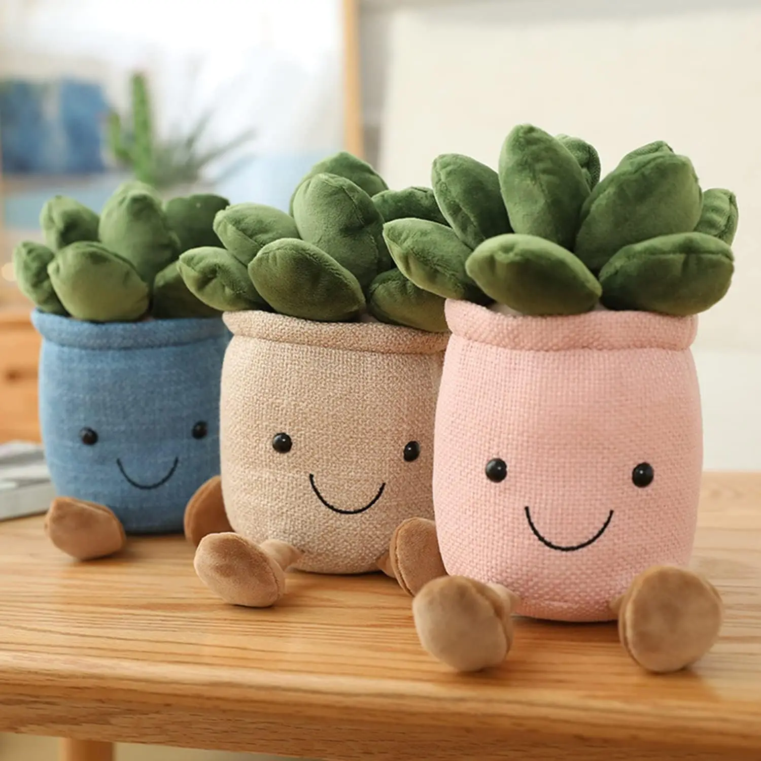 Succulents Plush Toy, Cute Succulents Plushies, Stuffed Potted Plants Plush Doll, Soft Plush Succulent Gifts for Kids
Succulents Plush Toy, Cute Succulents Plushies, Stuffed Potted Plants Plush Doll, Soft Plush Succulent Gifts for Kids