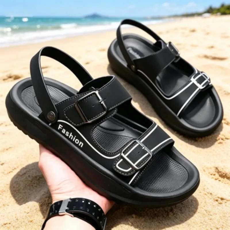Men's Sandalias High Quality Cowhide Sandals Outdoor Non-slip Beach Sandals for Men Summer Casual Driving Shoes Slippers for Men
Men's Sandalias High Quality Cowhide Sandals Outdoor Non-slip Beach Sandals for Men Summer Casual Driving Shoes Slippers for Men