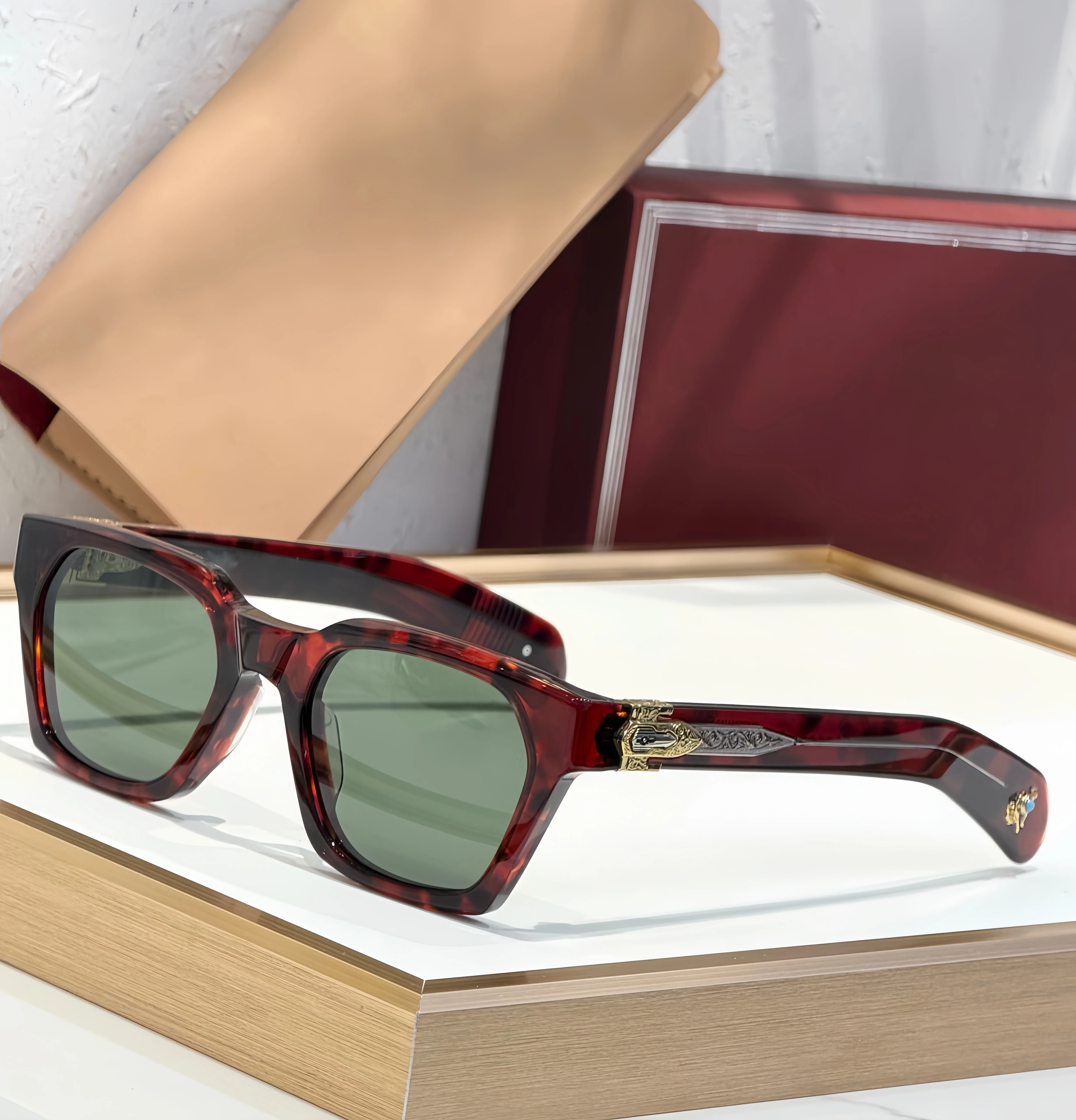 Sterett Luxury Handmade Sunglasses Acetate Frame Limited Edition Paddle Temples Premium Quality
Sterett Luxury Handmade Sunglasses Acetate Frame Limited Edition Paddle Temples Premium Quality