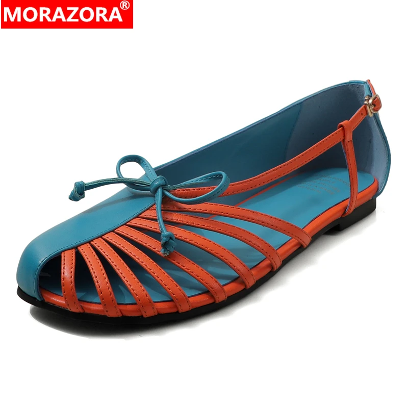 MORAZORA Plus Size 34-41 Genuine Leather Sandals Women Shoes Summer Flat Sandals Fashion Party Dress Shoes Ladies Footwear
MORAZORA Plus Size 34-41 Genuine Leather Sandals Women Shoes Summer Flat Sandals Fashion Party Dress Shoes Ladies Footwear