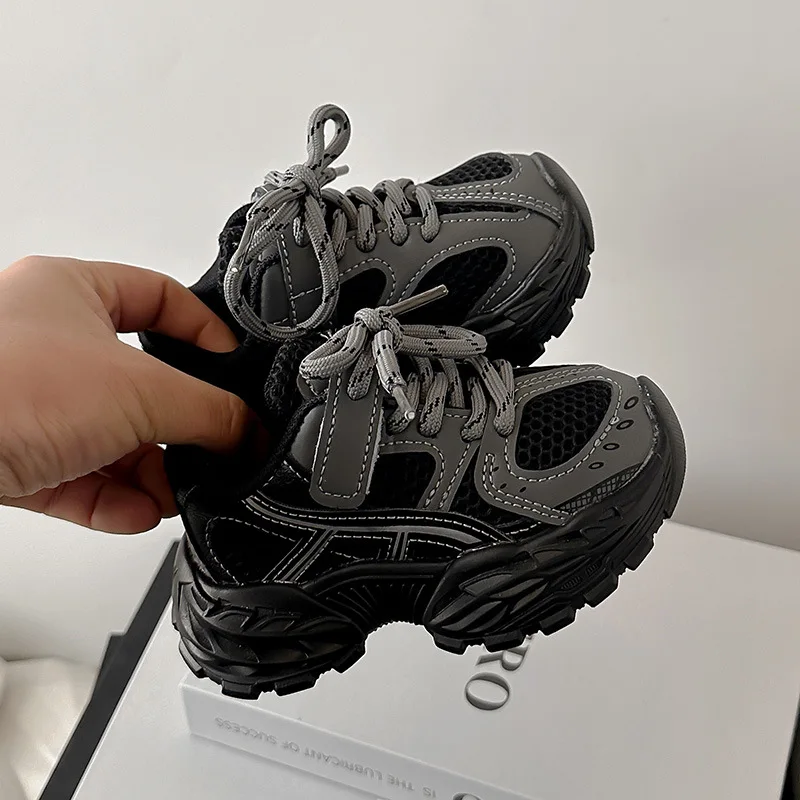 Boys Girls Thick-Soled Dad Sneakers Autumn Kids Mesh Lace-Up Running Shoes Children Soft-Soled Casual Shoes Student Casual Shoes
Boys Girls Thick-Soled Dad Sneakers Autumn Kids Mesh Lace-Up Running Shoes Children Soft-Soled Casual Shoes Student Casual Shoes