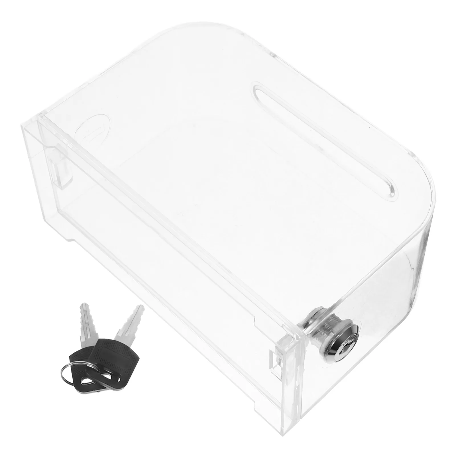2pcs Business Card Boxes Clear Acrylic Donation Boxes Charity Fundraising Lock Suggestion Letter Post Container Voting Storage
2pcs Business Card Boxes Clear Acrylic Donation Boxes Charity Fundraising Lock Suggestion Letter Post Container Voting Storage