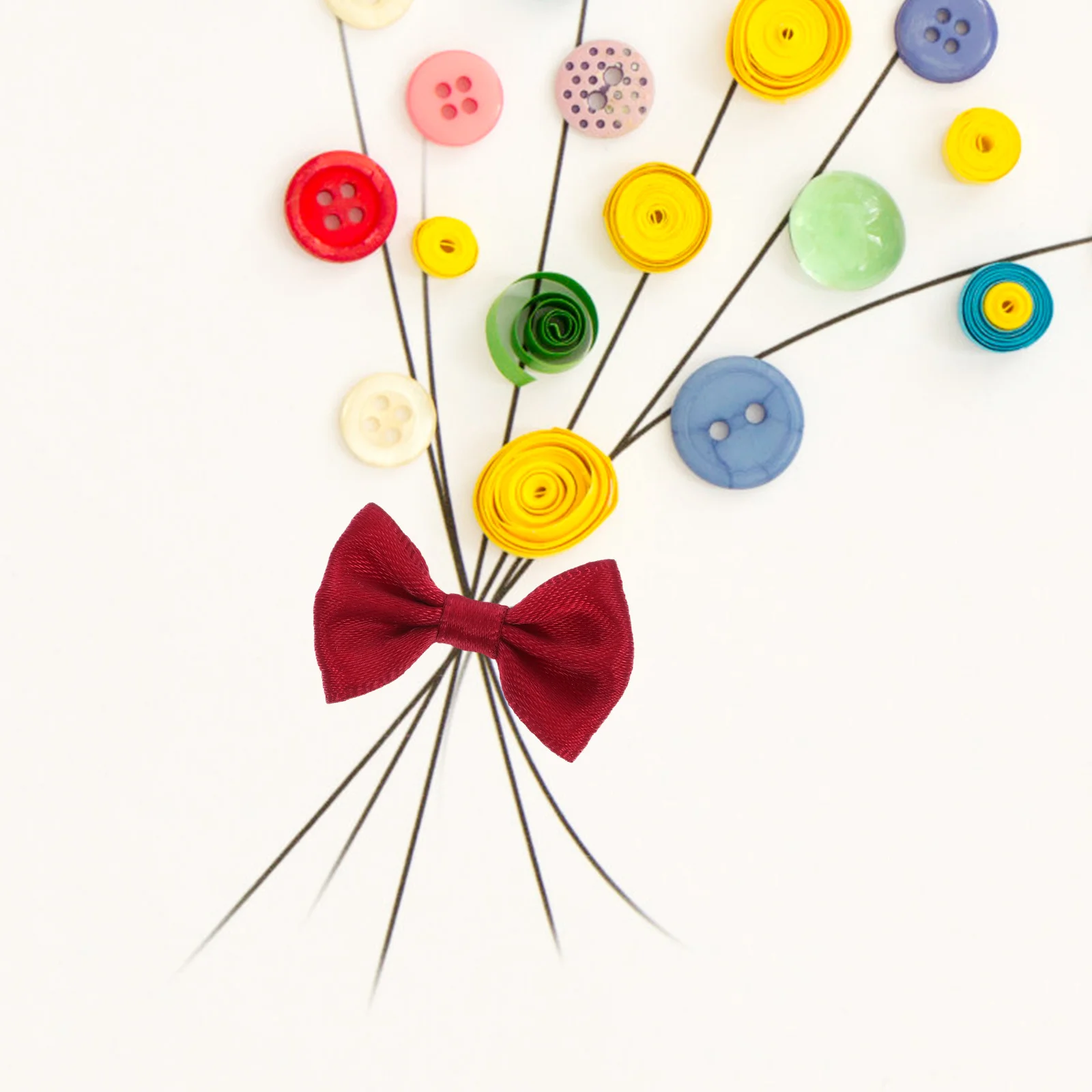 120Pcs Mini Bow Ties Polyester Twist Tie Bows for DIY Scrapbooking Wedding Party Gift Wrapping Sewing Craft Supplies
120Pcs Mini Bow Ties Polyester Twist Tie Bows for DIY Scrapbooking Wedding Party Gift Wrapping Sewing Craft Supplies