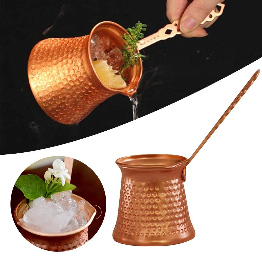 350ml Turkish Copper Coffee Pots Heat Resistance Brewing Chocolate Milk Moka Pot for Home Kitchen Espresso Coffeeware Teaware
350ml Turkish Copper Coffee Pots Heat Resistance Brewing Chocolate Milk Moka Pot for Home Kitchen Espresso Coffeeware Teaware