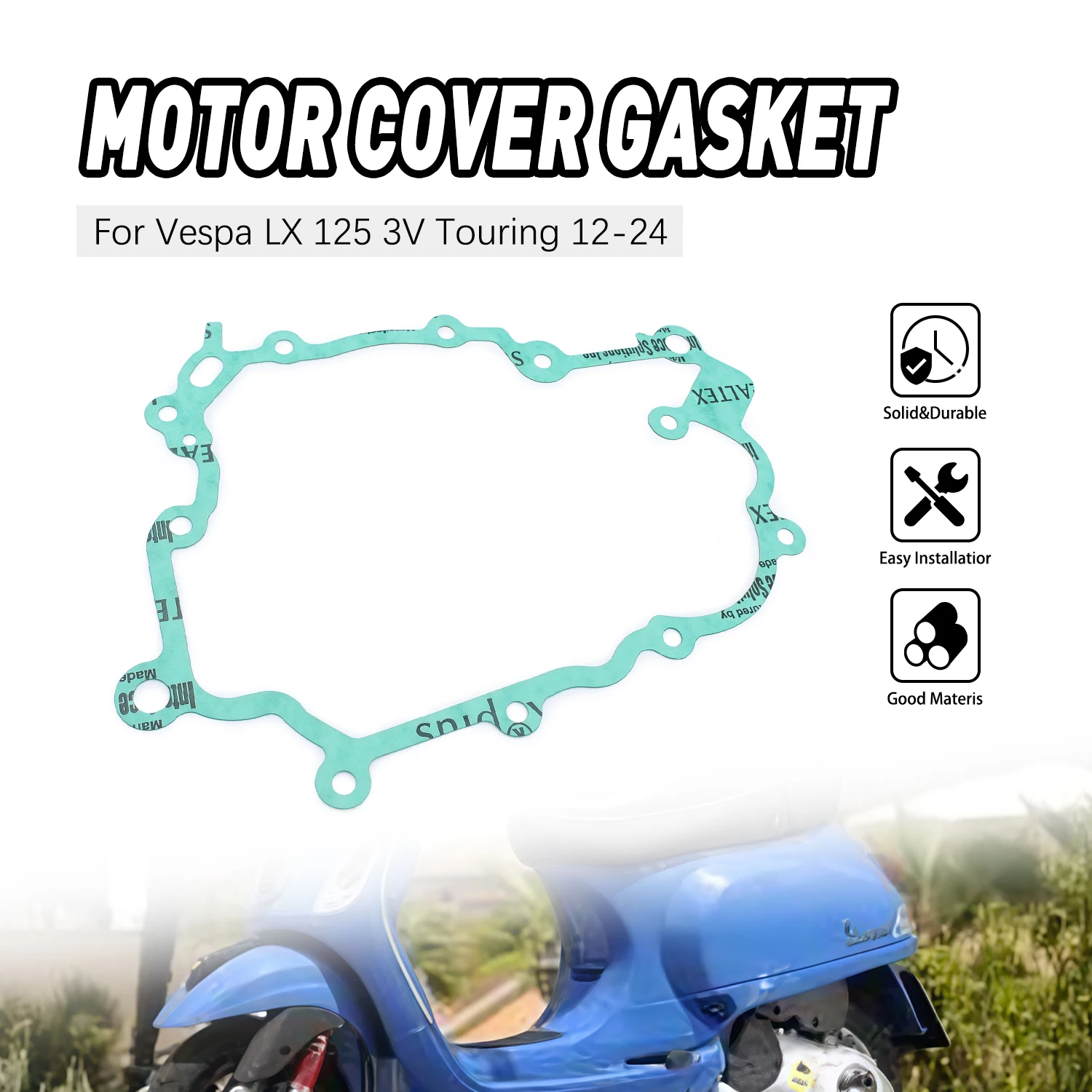 Cover Gasket For Vespa LX 125 ie 3V Touring 2012-2019 2020 2021 2022 2023 2024 Motorcyle Accessories
Cover Gasket For Vespa LX 125 ie 3V Touring 2012-2019 2020 2021 2022 2023 2024 Motorcyle Accessories