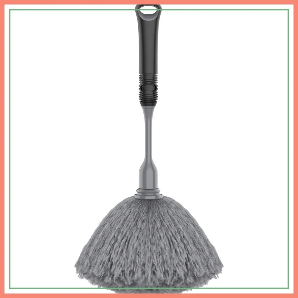 Microfiber Delicate Duster, Comfortable Non Slip Handle, Detachable Washable Duster Head
Microfiber Delicate Duster, Comfortable Non Slip Handle, Detachable Washable Duster Head