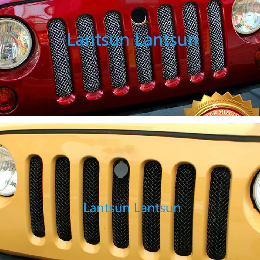 Lantsun J031 Front Grille 3D Insect-proof Screen with Holes Steel Mesh Anti-insect for Jeep for Wrangler JK07-17
Lantsun J031 Front Grille 3D Insect-proof Screen with Holes Steel Mesh Anti-insect for Jeep for Wrangler JK07-17
