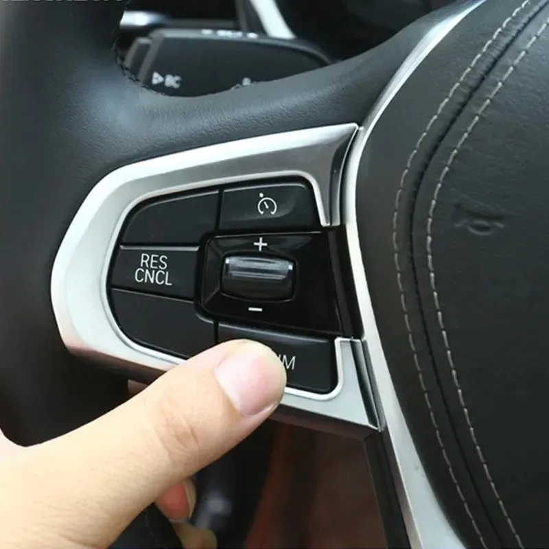 For BMW 3 5 Series G30 G20 X3 G01 X4 G02 X5 G05 X6 G06 2018-23 ABS Car Steering Wheel Frame Cover Trim Interior Car Accessories
For BMW 3 5 Series G30 G20 X3 G01 X4 G02 X5 G05 X6 G06 2018-23 ABS Car Steering Wheel Frame Cover Trim Interior Car Accessories