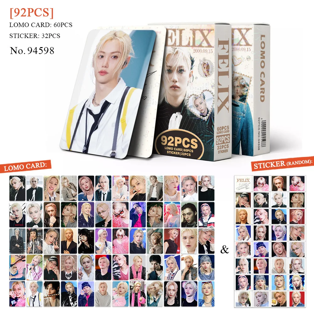 92Pcs Skzoo Card Stray kids CardHot Boy Group Album "DO IT" Photocards Lomo Hyunjin Felix LeeKnow Han BangChan Album Fans Gifts
92Pcs Skzoo Card Stray kids CardHot Boy Group Album "DO IT" Photocards Lomo Hyunjin Felix LeeKnow Han BangChan Album Fans Gifts