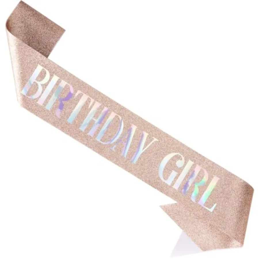 Birthday Girl Sash for Women Black Glitter Sash with Colorful Foil Lettering Sweet 16th 18th 21st 25th 30th 40th Birthday Gifts
Birthday Girl Sash for Women Black Glitter Sash with Colorful Foil Lettering Sweet 16th 18th 21st 25th 30th 40th Birthday Gifts