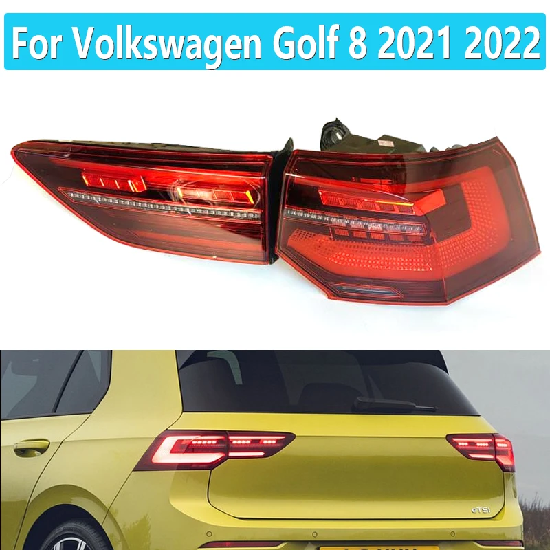 Car Tailligt Assembly For Volkswagen Golf 8 2021 2022 LED Driving Light LED Brake Light LED Sequential Turn Signal
Car Tailligt Assembly For Volkswagen Golf 8 2021 2022 LED Driving Light LED Brake Light LED Sequential Turn Signal