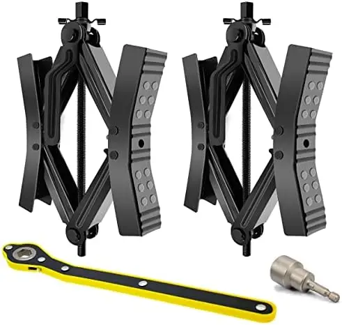 2Pcs Heavy Duty RV Wheel Chock Stabilizer – X-Shaped Scissor Lock for Travel Trailer Tires with Wrench
2Pcs Heavy Duty RV Wheel Chock Stabilizer – X-Shaped Scissor Lock for Travel Trailer Tires with Wrench