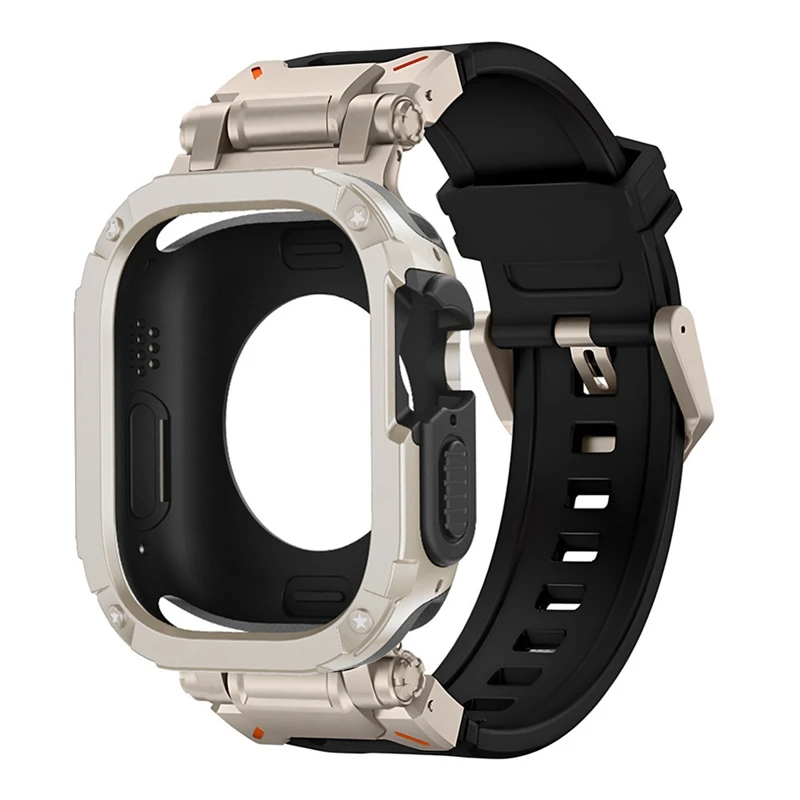 Ежедневно для Apple Watch 9 Ultra 49 мм Защитный чехол из ТПУ, силиконовый браслет, набор чехлов для часов с защитой от падения
Ежедневно для Apple Watch 9 Ultra 49 мм Защитный чехол из ТПУ, силиконовый браслет, набор чехлов для часов с защитой от падения