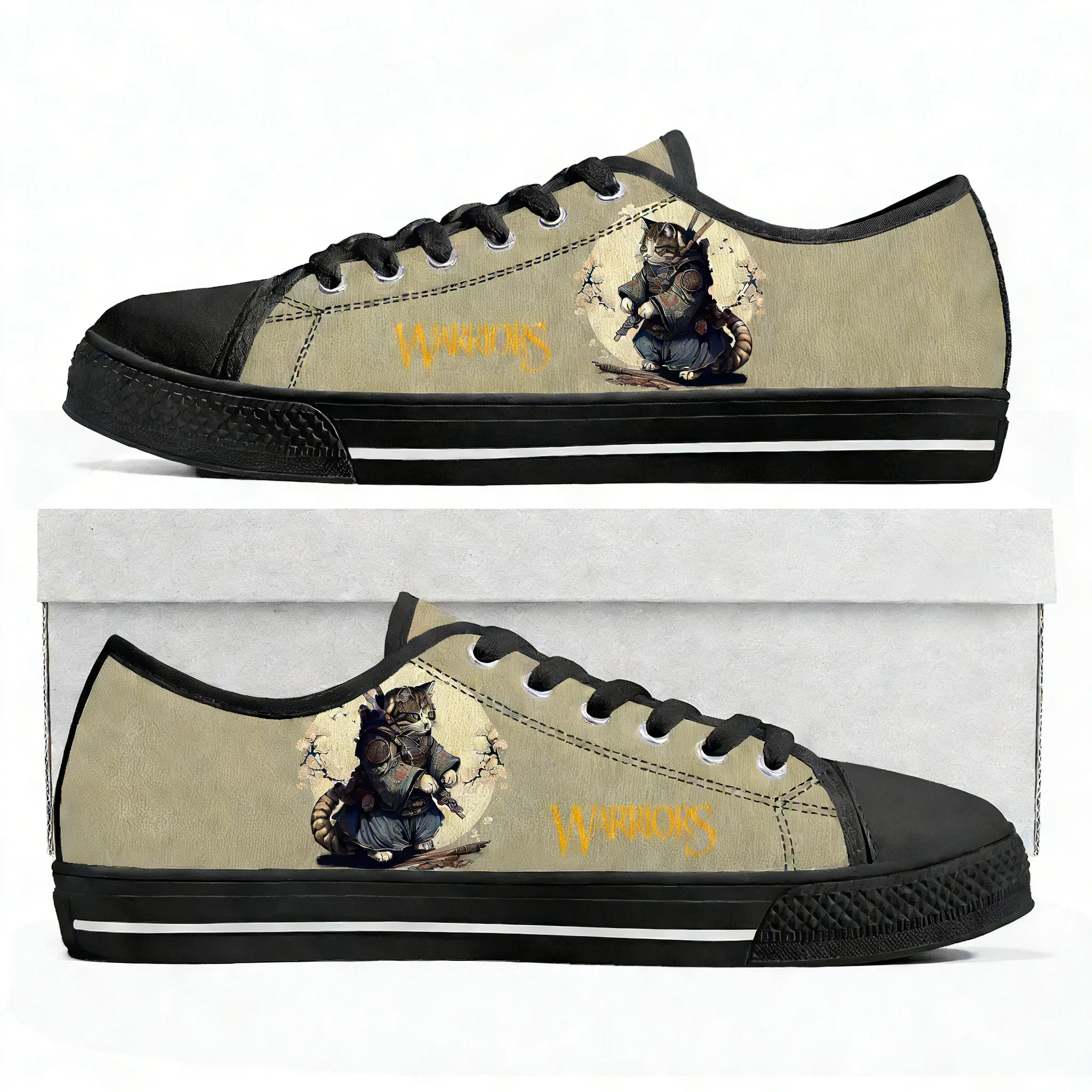 Cat Warrior Low Top High Quality Sneakers Mens Womens Teenager Canvas Sneaker Casual Fashion Animation Shoe Custom Made Shoes
Cat Warrior Low Top High Quality Sneakers Mens Womens Teenager Canvas Sneaker Casual Fashion Animation Shoe Custom Made Shoes