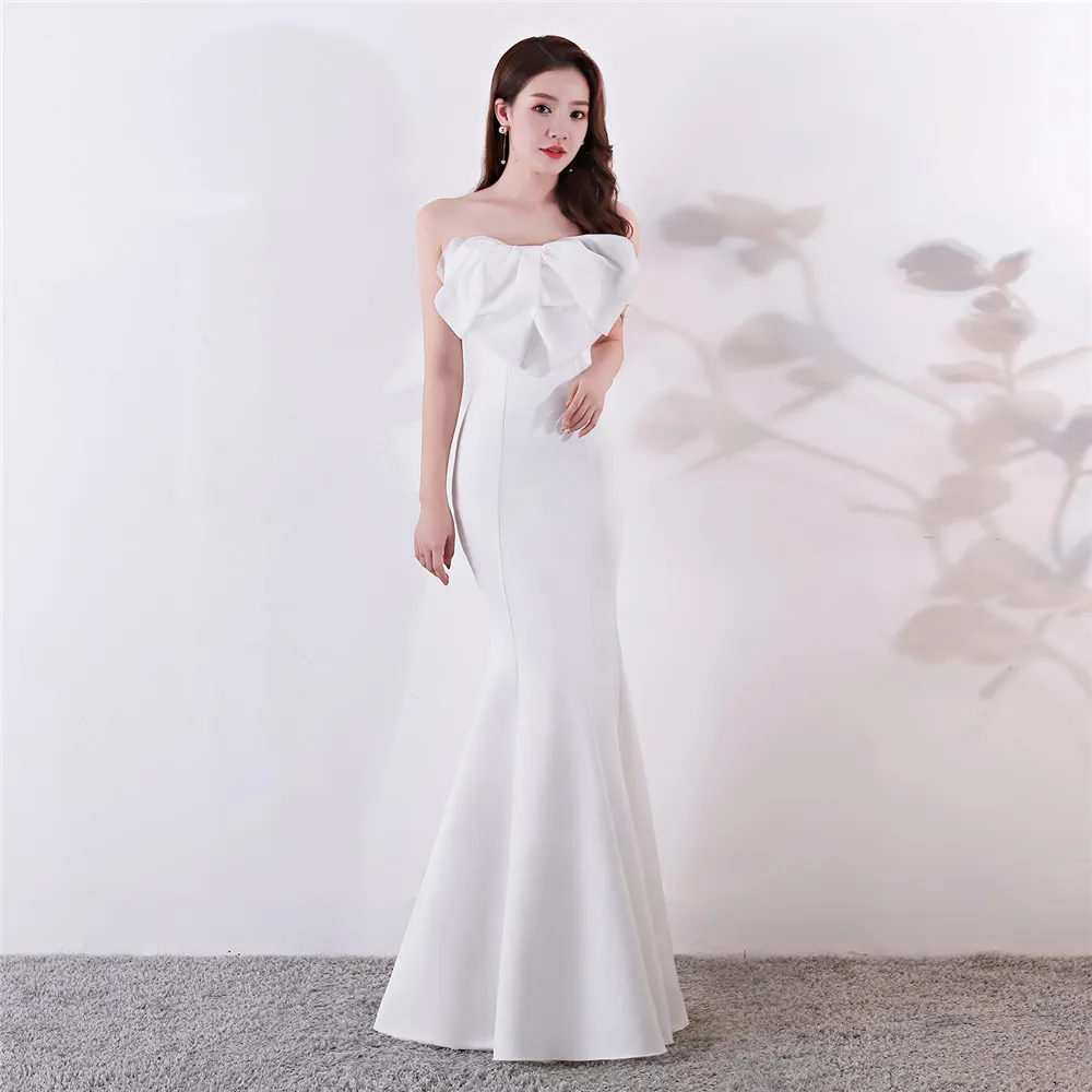 Customized Evening Dresses Women's Tube Off Shoulder Elegant Strapless Backless Dress Memaid Bodycon Dress Prom Wedding
Customized Evening Dresses Women's Tube Off Shoulder Elegant Strapless Backless Dress Memaid Bodycon Dress Prom Wedding