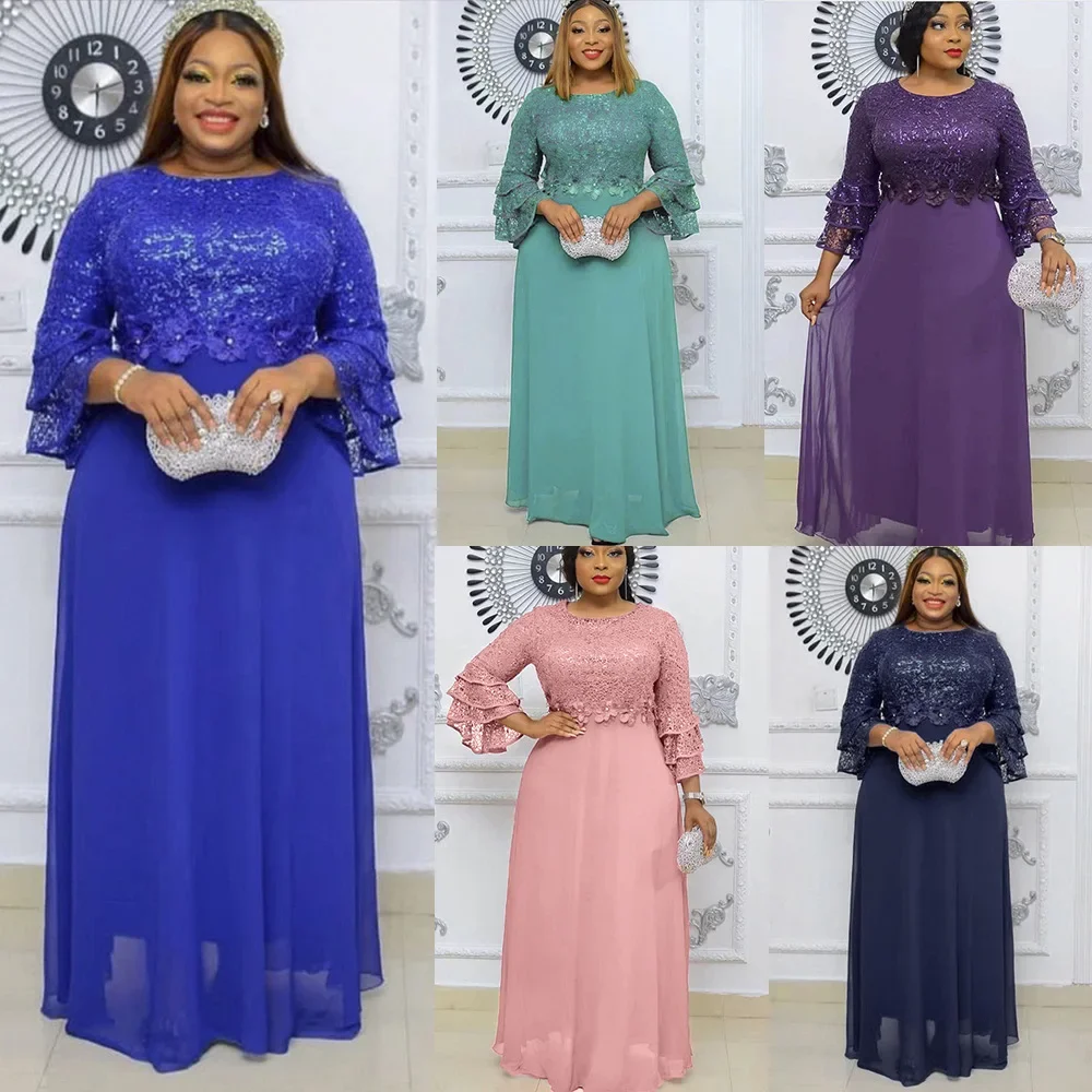 Customized African Wedding Party Dreses for Women Spring Autumn African Short Sleeve V-neck Polyester Green Pink Red Long Dress
Customized African Wedding Party Dreses for Women Spring Autumn African Short Sleeve V-neck Polyester Green Pink Red Long Dress