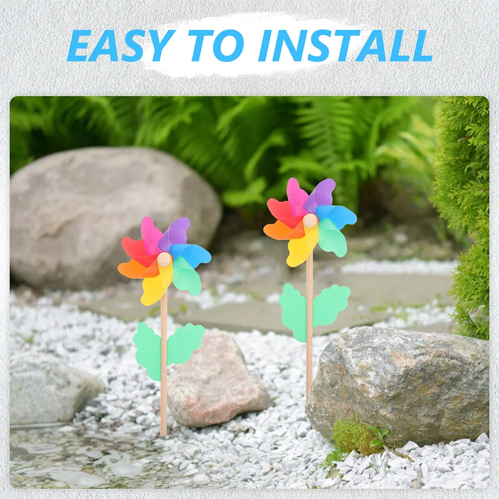 6 Pcs Color Windmill Scene Decor Miniature Pinwheels Garden Adornment Crafts Toddler
6 Pcs Color Windmill Scene Decor Miniature Pinwheels Garden Adornment Crafts Toddler