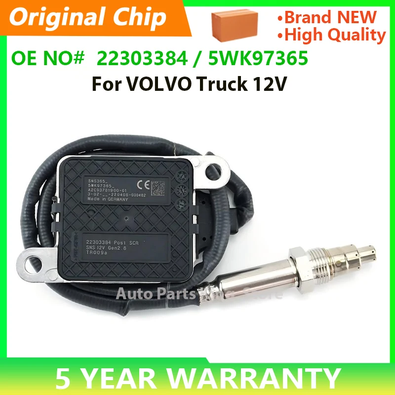 5WK97365 22303384 85023785 NEW Outlet Downstream Nitrogen Oxygen Sensor For Volvo Mack D13 2017-2022 Truck 12V Nox Sensor
5WK97365 22303384 85023785 NEW Outlet Downstream Nitrogen Oxygen Sensor For Volvo Mack D13 2017-2022 Truck 12V Nox Sensor