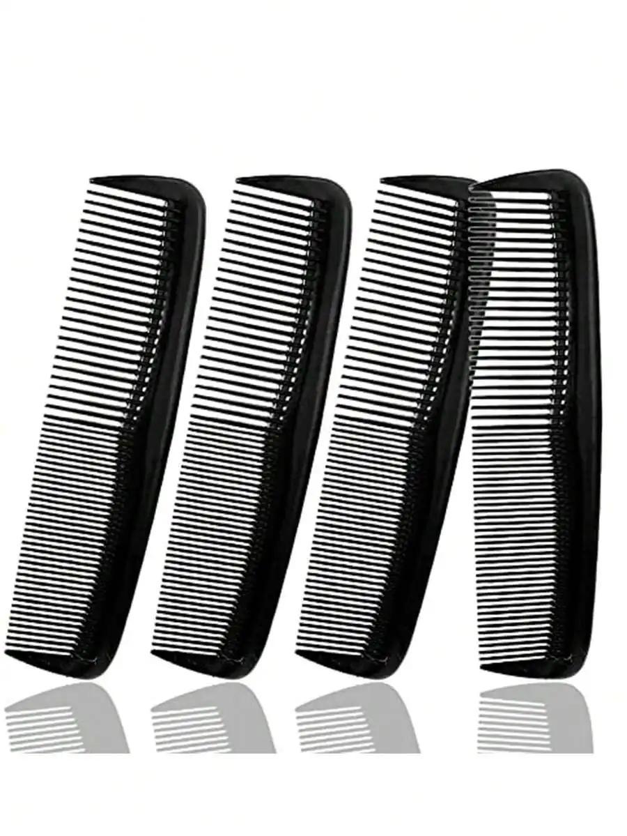 50 Pcs Black Plastic Wide Tooth Detangling Combs For Curly Hair Unisex Travel Hotel Supplies
50 Pcs Black Plastic Wide Tooth Detangling Combs For Curly Hair Unisex Travel Hotel Supplies