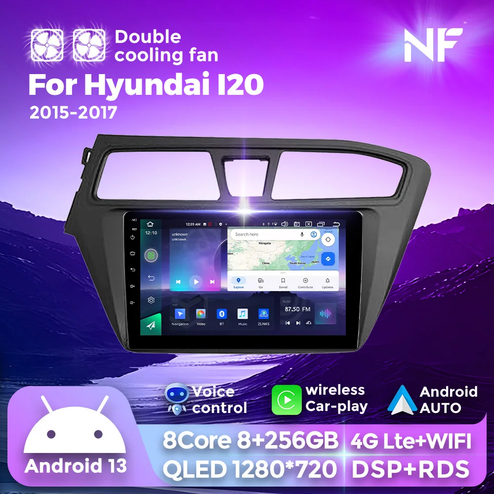 Автомобильный радиоприемник, мультимедийный плеер для Hyundai I20 LHD 2015 2016 2017 2018 Android 13 GPS Carplay Navigaiton Stereo 8 + 256G QLED экран
Автомобильный радиоприемник, мультимедийный плеер для Hyundai I20 LHD 2015 2016 2017 2018 Android 13 GPS Carplay Navigaiton Stereo 8 + 256G QLED экран