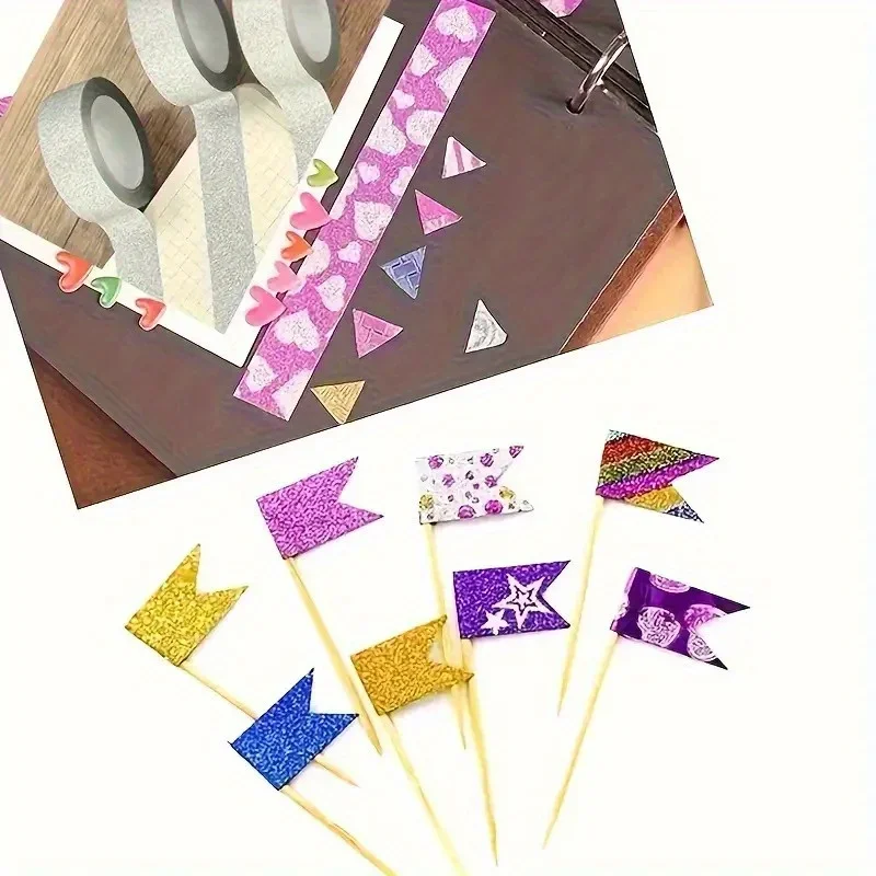 Shiny Golden Glitter Washi Tape - Perfect for DIY Crafts, Photo Albums, and Scrapbooking, Width 1.5cm, 196.85inch per Roll
Shiny Golden Glitter Washi Tape - Perfect for DIY Crafts, Photo Albums, and Scrapbooking, Width 1.5cm, 196.85inch per Roll