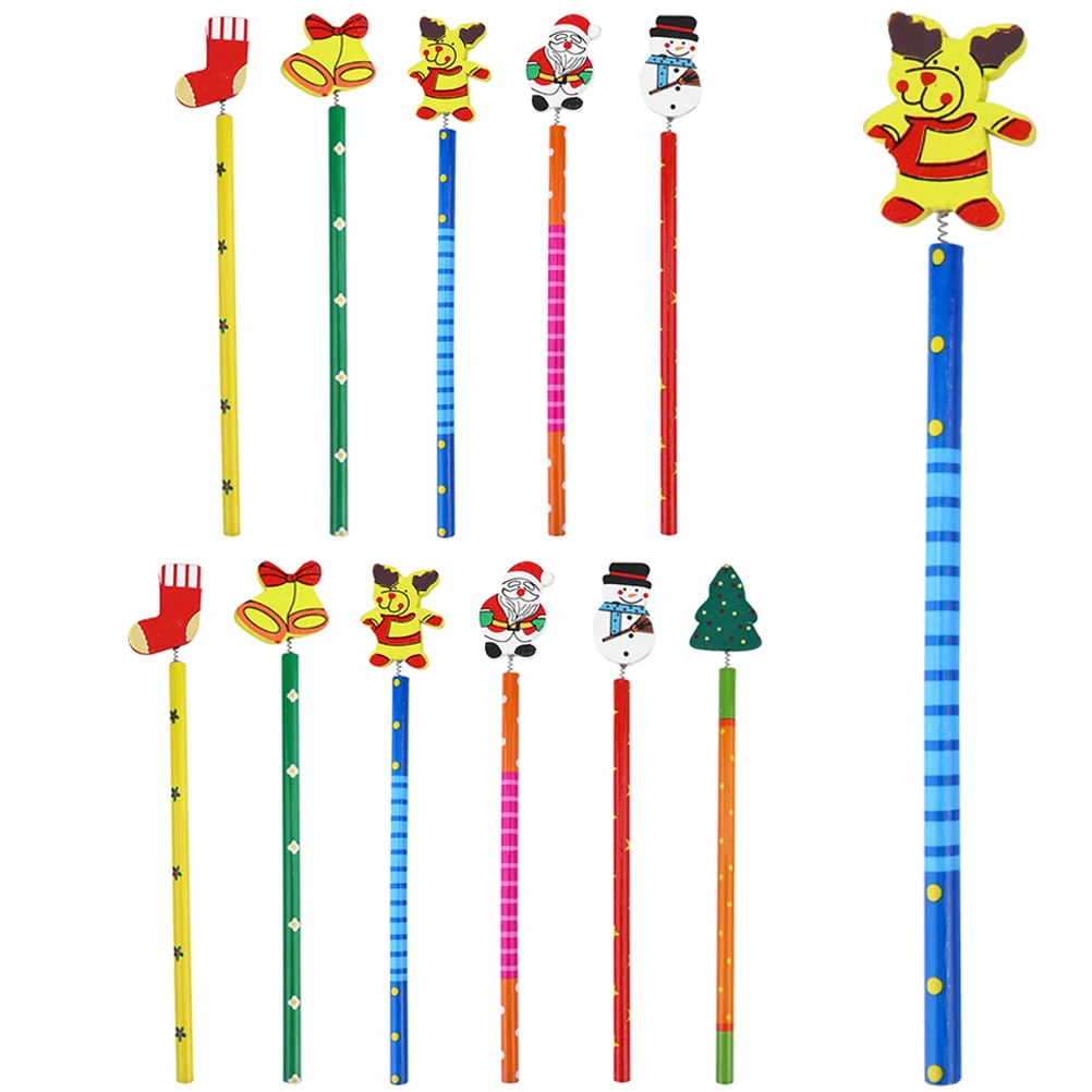 12 Pcs Wooden Pencils Cute Funny Pencils Santa Students Writing Sketching Gifts School Desk ganizers
12 Pcs Wooden Pencils Cute Funny Pencils Santa Students Writing Sketching Gifts School Desk ganizers