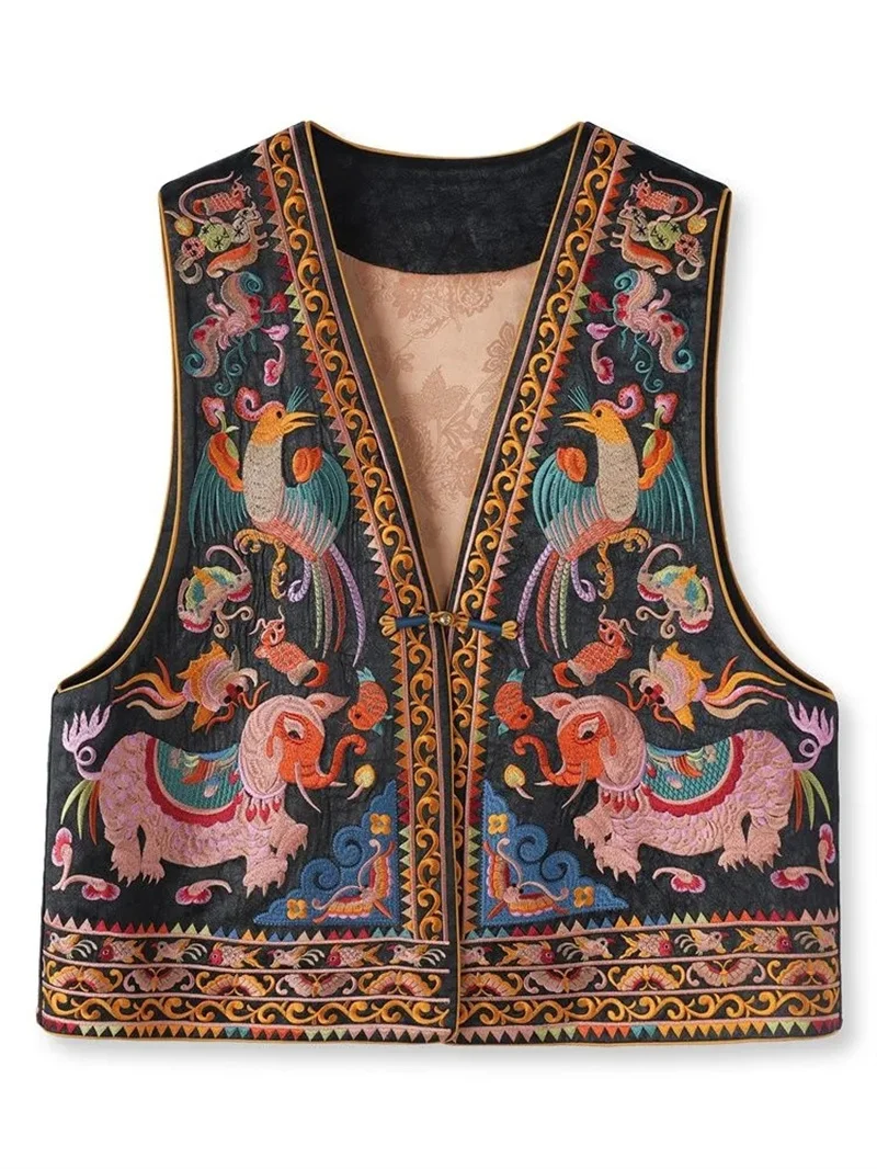 Женский теплый жилет, модный красивый кардиган, свободный марлевый китайский жилет, женский осенний ретро-вышивка, легкое национальное ветровое пальто
Женский теплый жилет, модный красивый кардиган, свободный марлевый китайский жилет, женский осенний ретро-вышивка, легкое национальное ветровое пальто