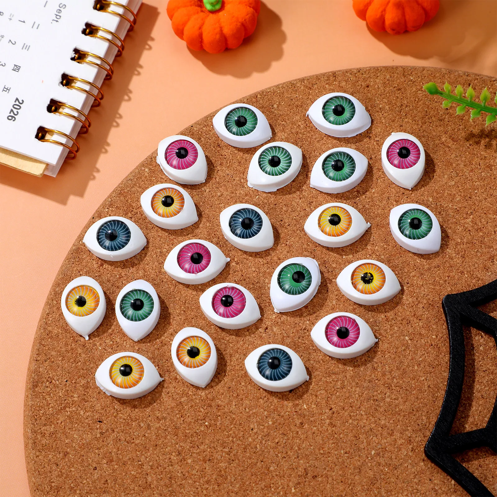 100Pcs High-Grade Simulation Eyeballs Halloween Supplies for Trick Or Treat Craft Photography Prop Terrifying Realistic Fake
100Pcs High-Grade Simulation Eyeballs Halloween Supplies for Trick Or Treat Craft Photography Prop Terrifying Realistic Fake