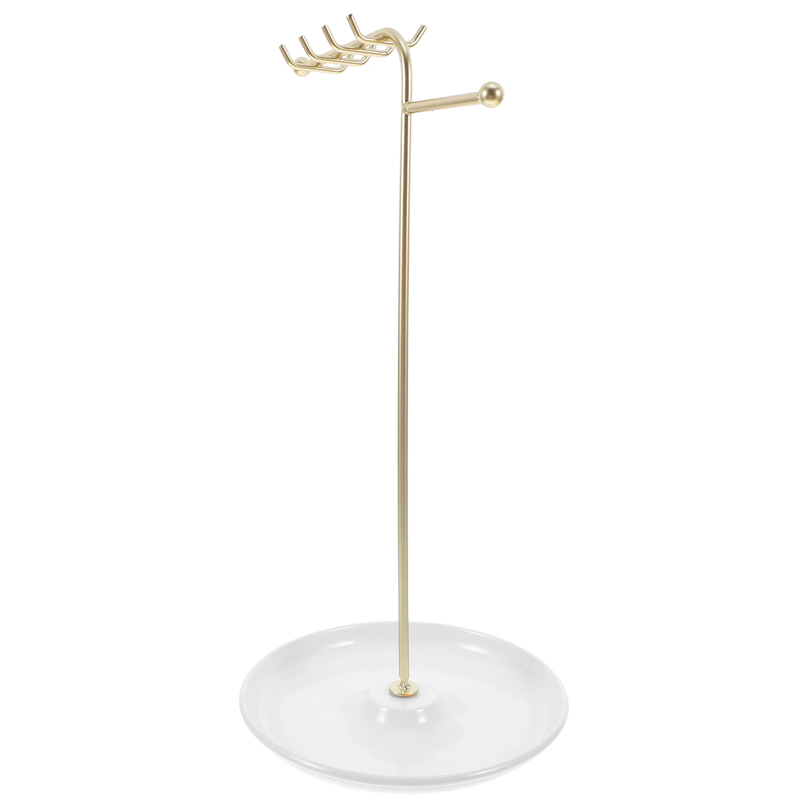 T-Shaped Necklace Tray Ring Holder Tabletop Brooch Organizer Earring Display Stand Small Trays Durable Metal Multifunctional
T-Shaped Necklace Tray Ring Holder Tabletop Brooch Organizer Earring Display Stand Small Trays Durable Metal Multifunctional