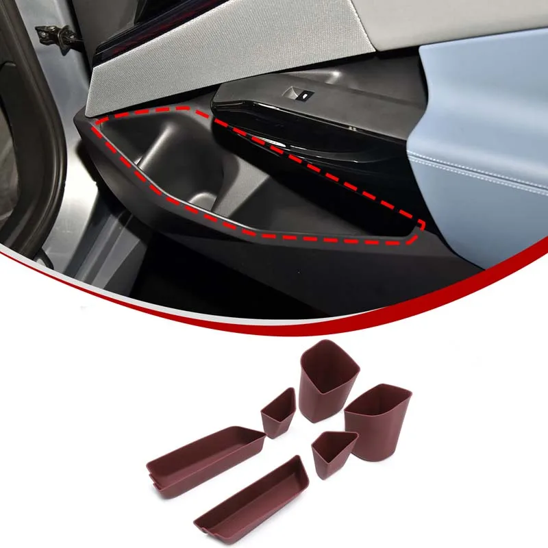For BMW X3 G45 2025+ TPE Front Door Slot Storage Box Front Door Non-slip Door Sill Tray Storage Accessories 6Pcs
For BMW X3 G45 2025+ TPE Front Door Slot Storage Box Front Door Non-slip Door Sill Tray Storage Accessories 6Pcs