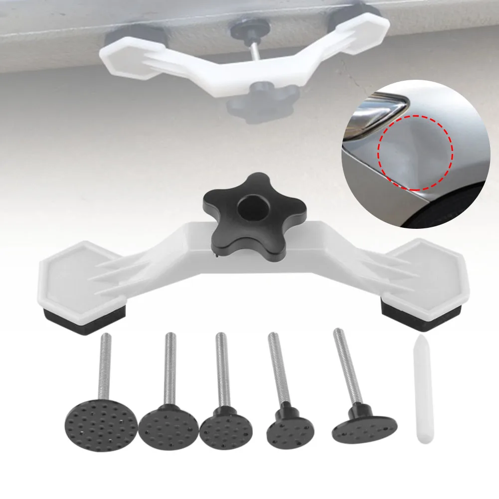 Universal Paintless Car Dent Repair Tool Bridge Dent Puller Body Damage Fix Tool Pulling Bridge Dent Removal Kit with 5 Tabs
Universal Paintless Car Dent Repair Tool Bridge Dent Puller Body Damage Fix Tool Pulling Bridge Dent Removal Kit with 5 Tabs