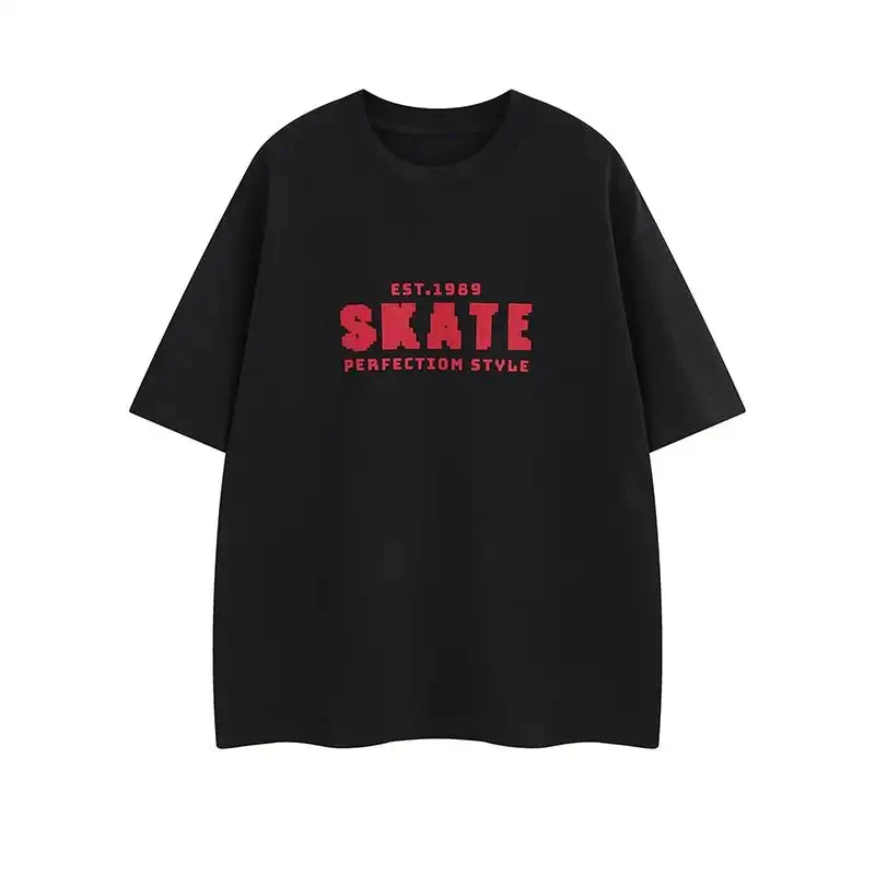 New Arrival Summer 2026 American Style Short Sleeve T-Shirt Large Size Loose Heavy With Printed Round Neck For Men Women Fashion
New Arrival Summer 2026 American Style Short Sleeve T-Shirt Large Size Loose Heavy With Printed Round Neck For Men Women Fashion